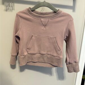 VGUC Little Bipsy Blush Taupe Long Sleeve Top, 12-18 months